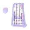 Wireless Keyboard and Mouse 2.4Ghz Connection Cute Keyboard Mouse Set