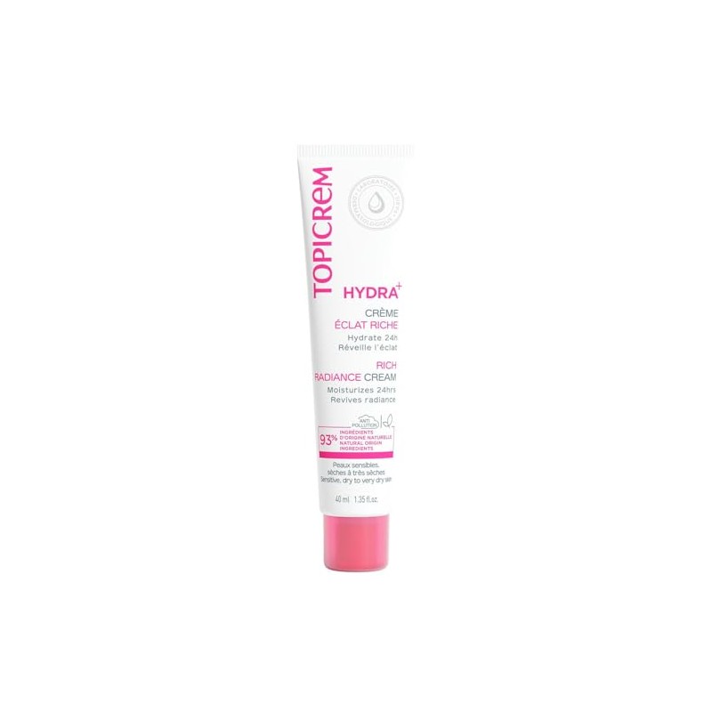 Topicrem Hydra+ Crema Hidratante Rica Radiance
