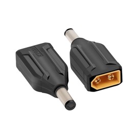 RIIEYOCA XT60 to DC5521 Connector,XT60 Male to DC 5.5mm X 2.1mm Male Wireless Adapter for RC Car,FPV Drone,LiPo Battery,Laptop Power Supplies, etc(2pack)