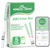 Easy@Home PdG Test Strips: 5 Pack Track Ovulation Insights with