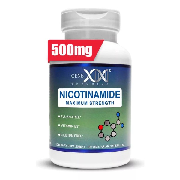 Genex Nicotinamida 500 Mg 100 Capsulas Genex Formula Hecho En Usa