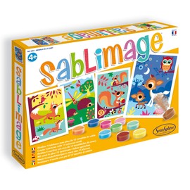 Sentosphère 3908801 "Sand Image Forest Animals" Craft Set