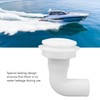 Marine Thru Hull Connector Leakproof Ergonomic Reliable Rugged 90° Thru
