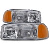 HEADLIGHTSDEPOT Halogen Headlights Compatible with Tiffin Allegro 2002-2004 Includes Left