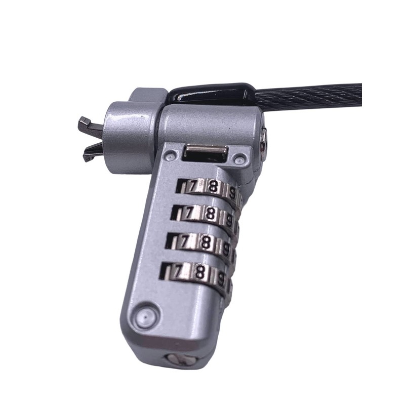 Bosvision Desktop/Laptop Security Cable Lock, for 3 Security Slots (K