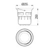 HYDROTEC DIN1236-KK Mud Bucket Short Round Design Made of High-Density