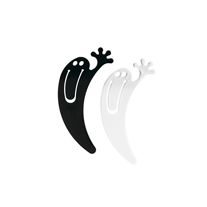 koziol bookmark Jimmy, thermoplastic, black/white, 0.5 x 7.4 x 15.6