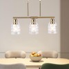 FRIXCHUR Kitchen Island Lighting, 3-Lights Dining Room Light Fixtures Over