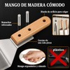 YFTSHK - Espatula Cocina Acero Inoxidable, Espatulas Reposteria Multiusos, 4