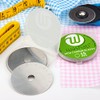 Washati 45 mm Rotary Cutter Blades, Round Hole, Replacement Blades