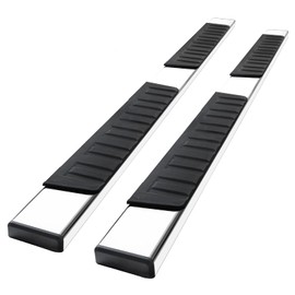 COMNOVA AUTOPART Running Boards Compatible with Vehicle Nissan Frontier 2005-2025 Crew Cab, Frontier Side Steps for Easy Access Nerf Bars, Stainless Steel, 6 Inch Step Bar.