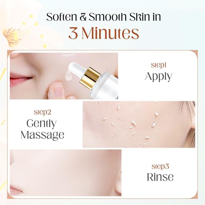 2PCS Black and White Rice Exfoliant Soft Rice Exfoliating Face
