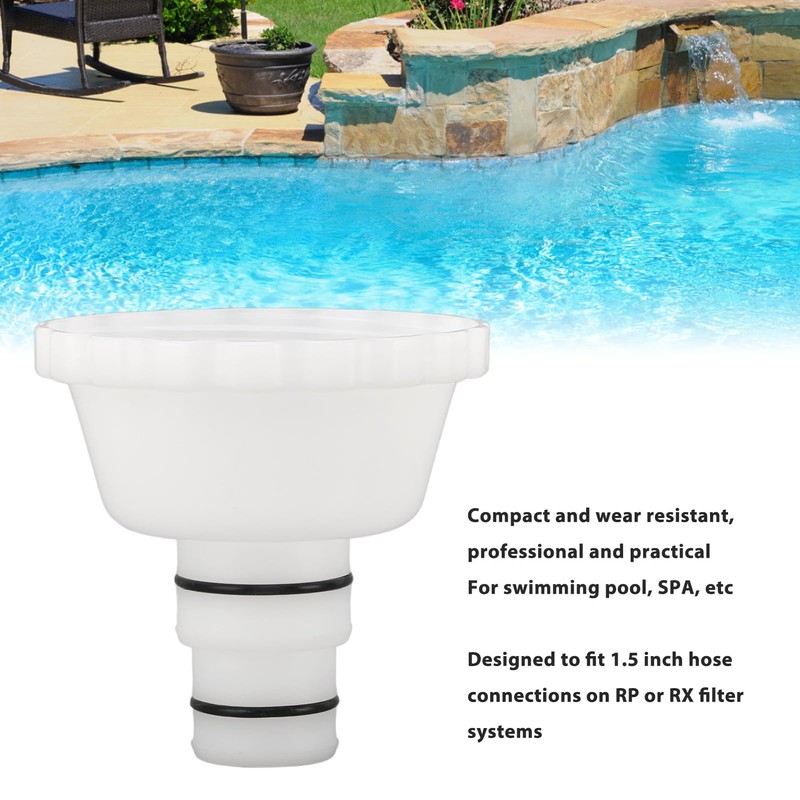 Swimming Pool Vacuum Adapter, Vacuum Adapter, Skimmer Attachment, Easy to