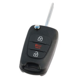 fits 2012-2014 Kia Rio / 2010-2013 Kia Soul Flip Key Fob Remote Case Shell (NYOSEKSAM11ATX)