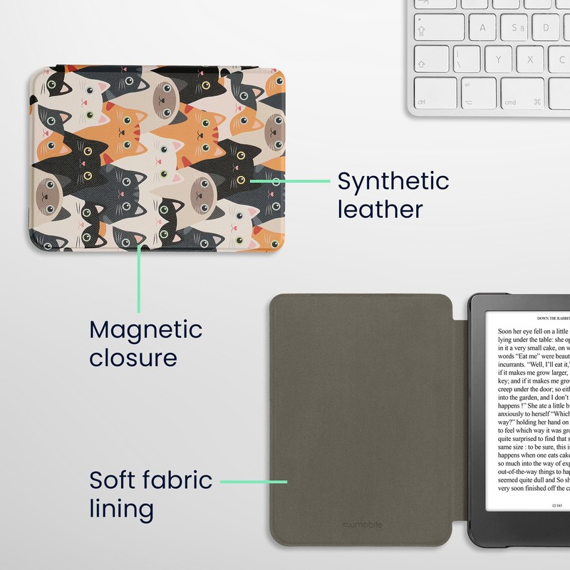 kwmobile Case Compatible with Kobo Clara HD Case - eReader