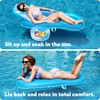 SLOOSH Pool Floats Lounger Adult, Fabric Pool Floaties Lounge Convertible