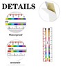 Self-Adhesive Wound Measurement Tools Sticker 100 pcs Wound Measuring Ruler