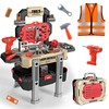 Jovow Kids Tool Bench with Realistic Tools and Electric Drill,