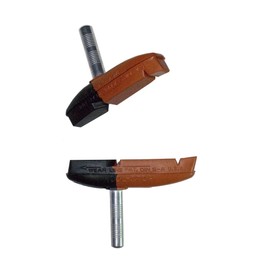 Kool-Stop Cantilever Thinline, Cantilever Brake Pads, Non-Threaded Posts, Dual, Black, Pair