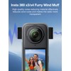 Mic Wind Muff for Insta 360 x3/x4 - Windscreen Reduce