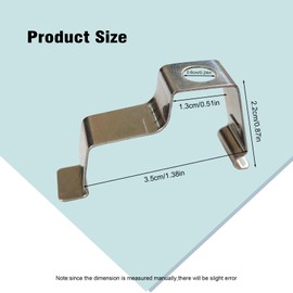 Bonchoice Stainless Steel Rabbit Water Nipples Dispenser Hamster Waterer Automatic Watering System (Stainless Steel, 20pcs Clips)