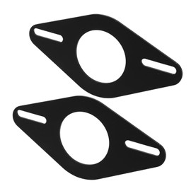 Mobestech 2Pcs Car Tweeter Mounting Adapter Bracket for Door Speaker Installation Durable Plastic Spacer Ring for Enhanced Sound Easy Tool Setup Fits Left Right Front Doors