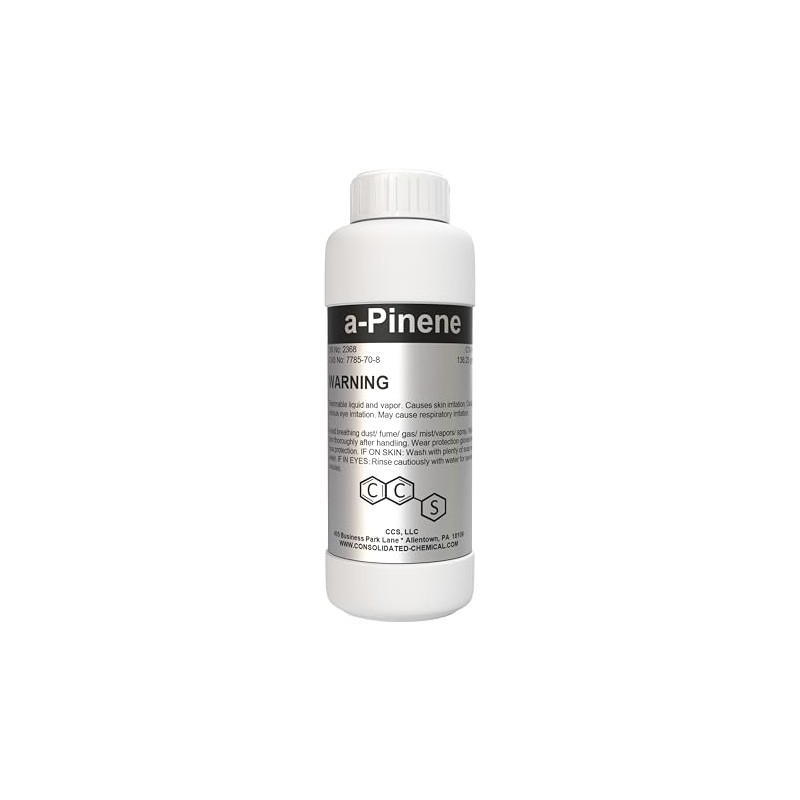 CCS CONSOLIDATED CHEMICAL & SOLVENTS Alpha-pinene High Purity Aroma Compound