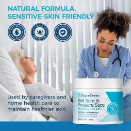 Roycederm Bed & Pressure Sore Healing Cream – Fast Relief for Ulcers, Chafed Skin, 3.5oz