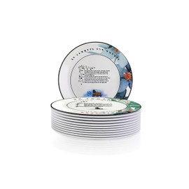 Cocaba-Porcelain Dinnerware Set – Urban Stories Plates and Bowls for Home & Kitchen, Microwave Safe, Modern Dish Set, Apartment Essentials, New Home Gift