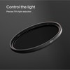 Urth 46mm ND4 (2 Stop) Lens Filter (Plus+) — 20-Layer