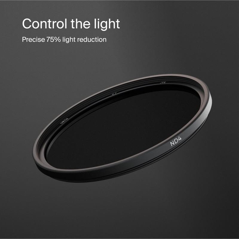 Urth 46mm ND4 (2 Stop) Lens Filter (Plus+) — 20-Layer