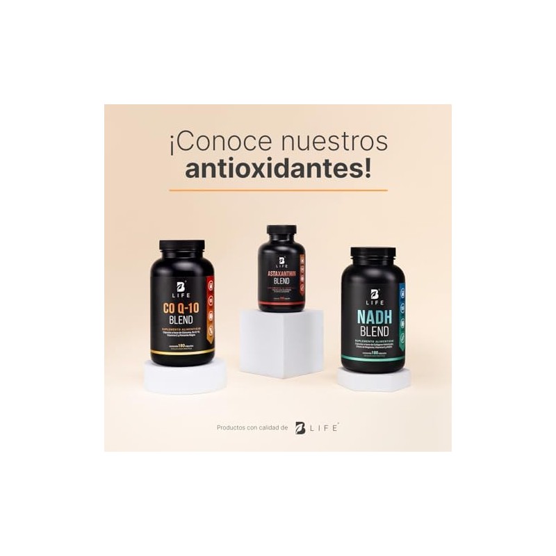 B Life Astaxantina 180 cápsulas con Aceite Puro de Salmón