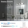 MKBNG Vanity Lights for Bathroom, 18.9in Brushed Nickel Bathroom Light