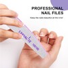 Canvalite 10 PCS Nail File Professional Nail Files Reusable Double