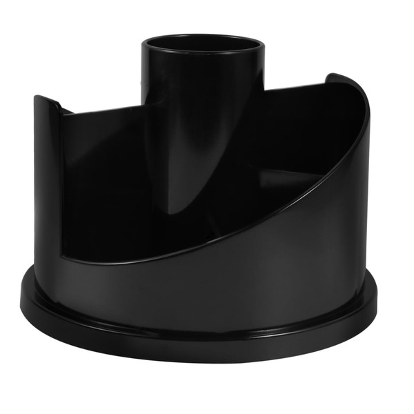 Operitacx Drehbarer Stifthalter aus Kunststoff Schwarz Multifunktionaler Stifte Organizer für