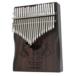One Tone Kalimba (Thumb Piano) 21 Key Beginner Set, Rosewood Material OTKL-21/RW (Exclusive Case, Cross, Finger Sack, Key Sticker, Adjustment Hammer, Japanese Manual & Music Book) Included