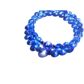 Kanoishi ∞ [Ryujin ∞ For Protection Against Rising Fortune and Rising Money] Blue Dragon Crystal 0.4 inch (10 mm) Crack Crystal, Power Stone, Dragon Bracelet, Men's, Women's, Natural Stone, 0.3 inches
