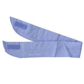 【抗菌防臭】冷感持続 マジクール フィット(テープ留めtype) ライトブルー(首冷却)DNIMCFT4LB