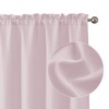 Chyhomenyc Bennet Blush Pink Valance for Windows, Faux Linen Slub