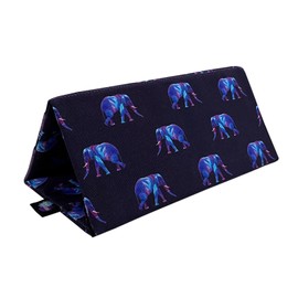 Holder for Playing Cards and Bingo Pull Tabs, Foldable Hands Free for Kids and Adults (Elephants)