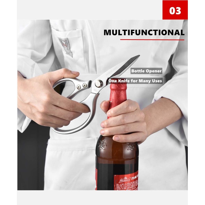 Kitchen Scissors Stainless Steel Multi Function Food Shears Ultra Sharp
