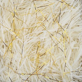 TXXATX Filling Material Gift 270 g Shredded Paper for Filling Material Gift Box Raffia Gift Filling Cream White Packaging Material Filling Material for DIY Packages Festival Gift Box Gift Basket