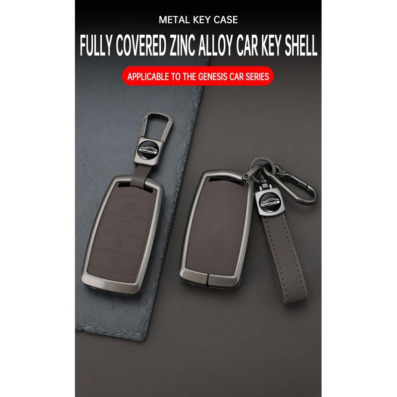 TECART Key Fob Cover Fit for Genesis G80 G90 G70