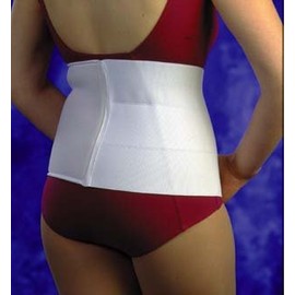 Abdominal Support - Abdominal Binder 9" segmented elastic with thin foam padding.