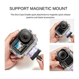 Waterproof Case for DJI Action 5PRO/4/3 - Durable ABS+PC with High-Transparency Glass