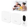 Wireless Doorbell Self Power Long Distance Calling White 52 Music