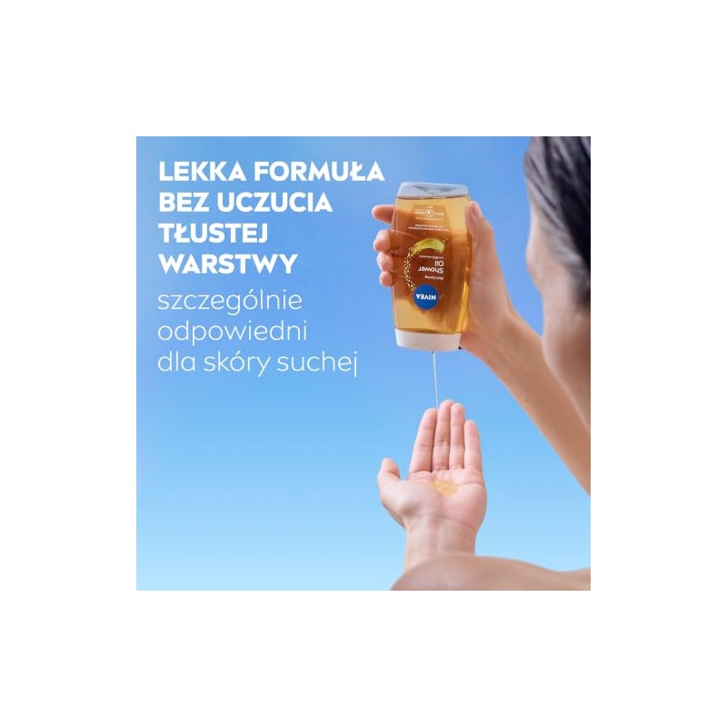 Nivea Natural Shower Oil with Natural Oils, 200 ml