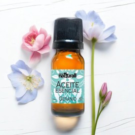 Aceite esencial de geranio puro 10 ml Remedio Natturall