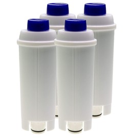 4 x Water Filters Compatible with DeLonghi Autentica ECAM23 Dedica Dinamica Eletta ESAM6720 Maestosa Perfecta PrimaDonna Magnifica S Equivalent to DLSC002 (14465)