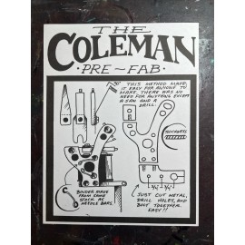 Coleman Pre-Fab Tattoo Machine Advertisement Old School Tattooers Builders